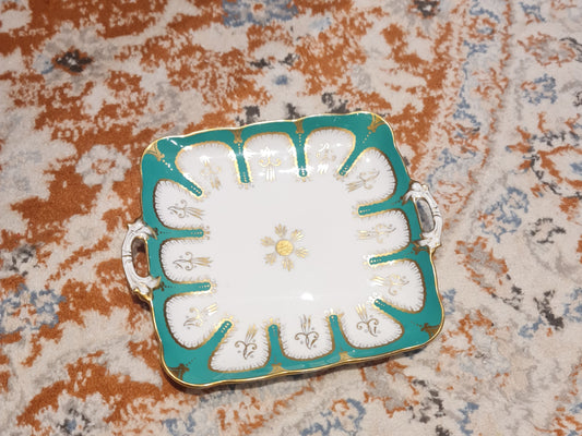 Green Square Serving Plate - No Stamp