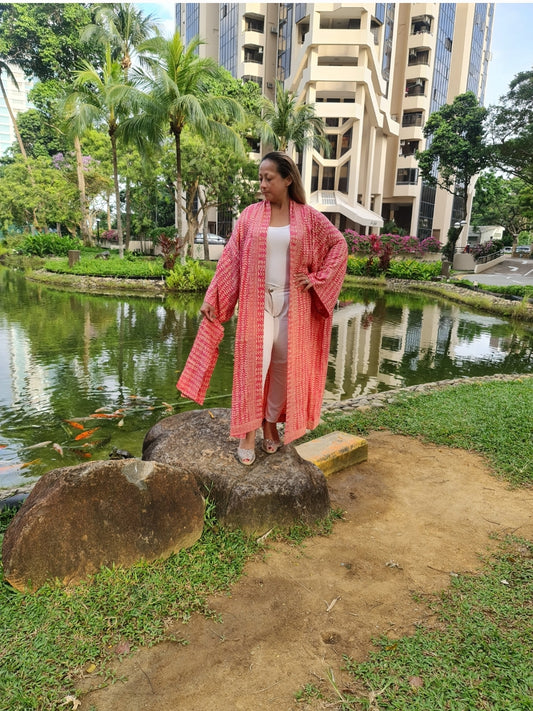 Kimono Overlay Pink