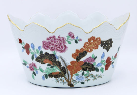 Vintage Italian Mottahedeh Ceramic Cachepot / Planter